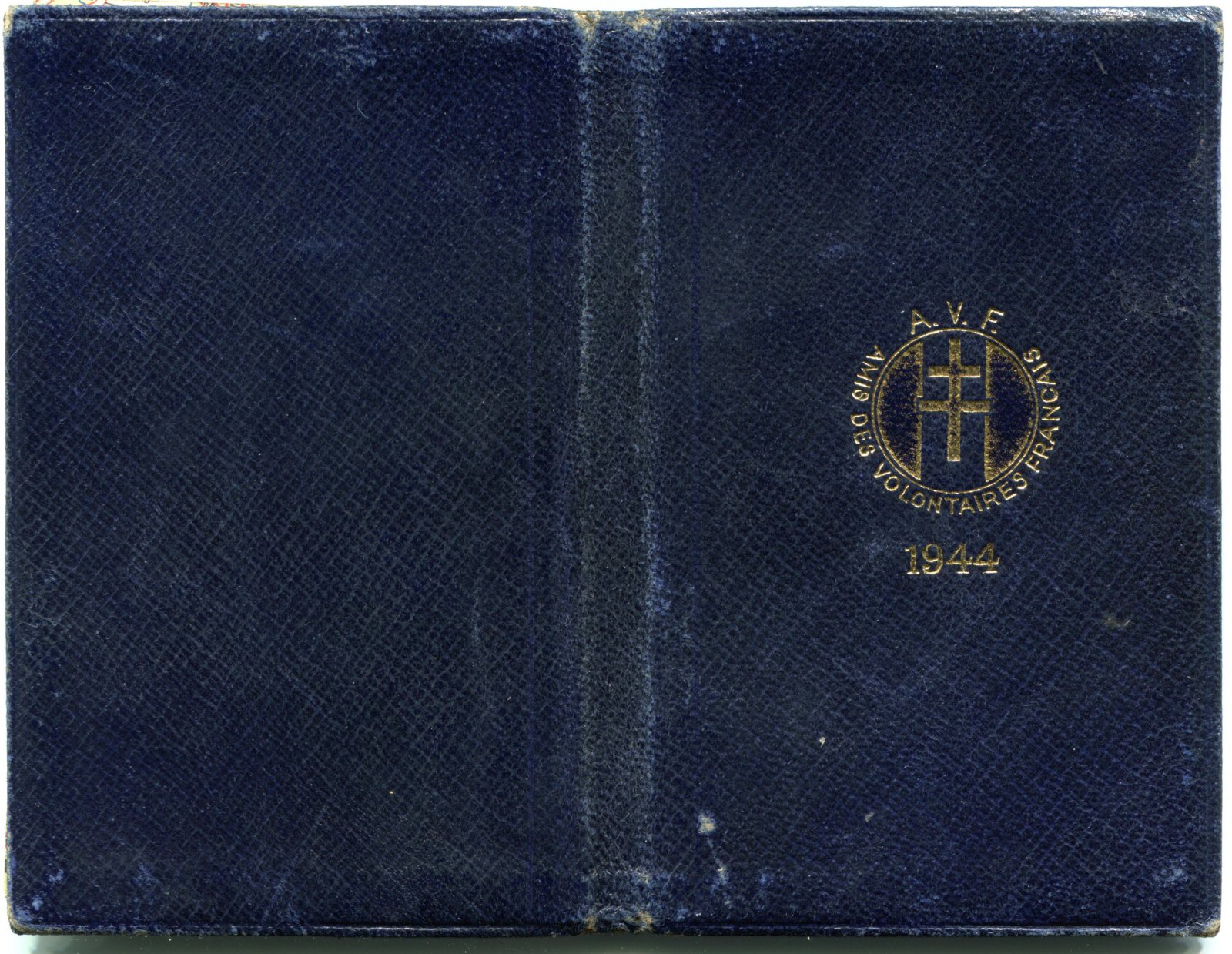 Scan original de Agenda (bleu) de Lazare Rachline pour 1944