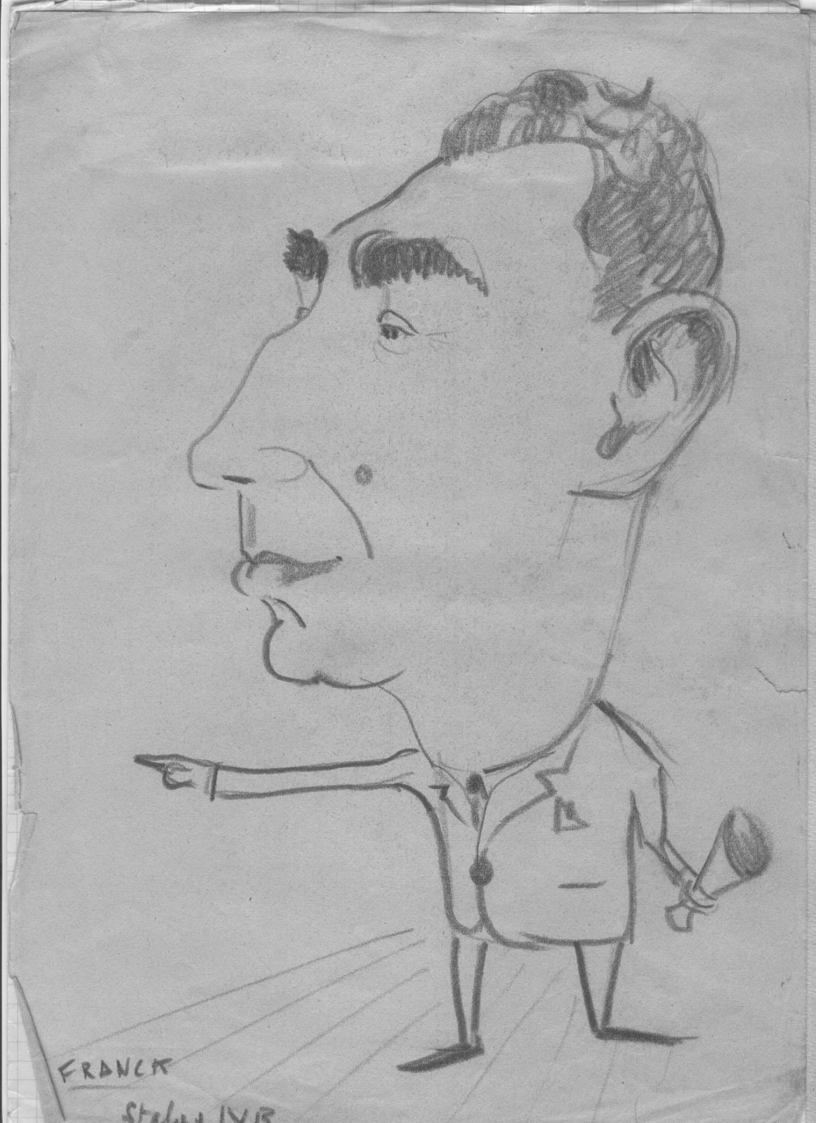 Scan original de Caricatures de Lazare Rachline par Franck Villard