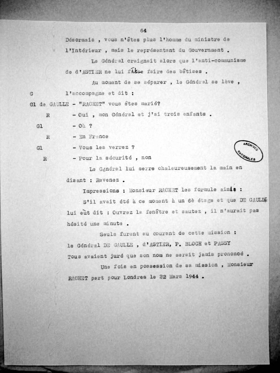 Scan original de Témoignage de Lazare Rachline auprès du Comité d