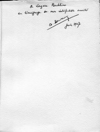 Scan original de Dédicace du Colonel Passy - 2e bureau