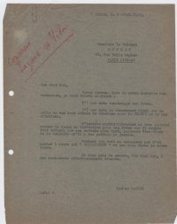 Scan original de Lettre de Lazare Rachline au Colonel Monnet
